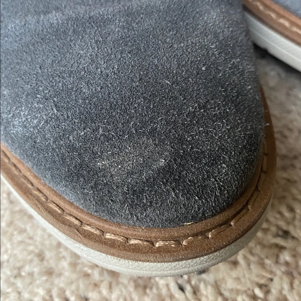 Cole Haan gray suede oxfords